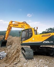 Hyundai Excavator Robex 250LC-9 - Rear View Camera Kit Hyundai Excavator Robex 250LC-9 - Rear View Camera Kit
